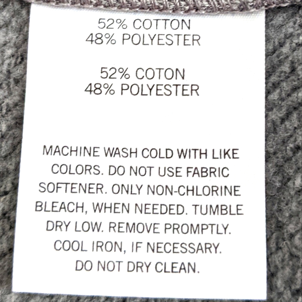 New Era Men's Gray Crewneck Cotton Blend Sweatshirt Size 2XL - Picture 11 of 11